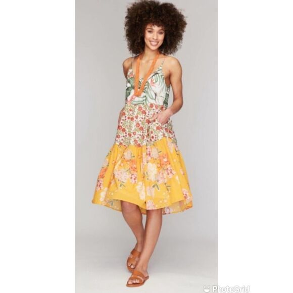 Roller Rabbit Nusa Penida Dakota Dress Floral Print - Picture 1 of 11